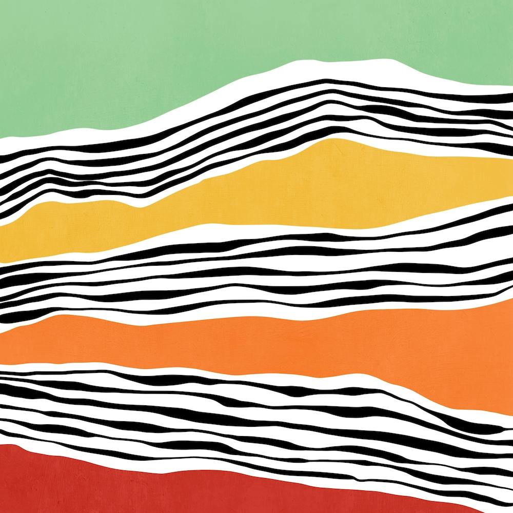 Modern Irregular Stripes 6