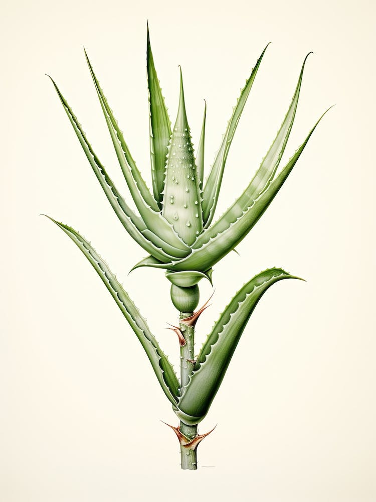 Aloe Vera Vintage Botanical Herbs 2