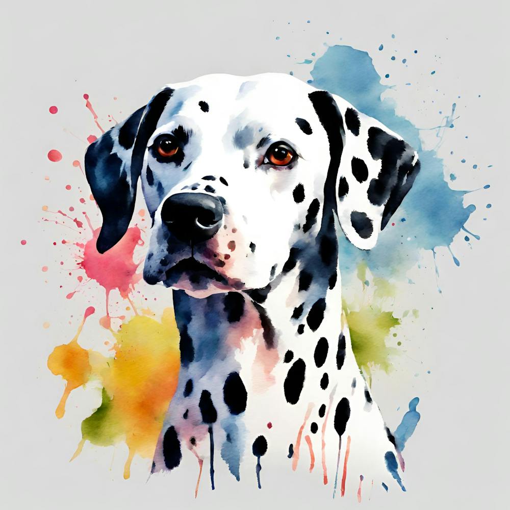 Dalmatian, National Pet Day! Canvas Print