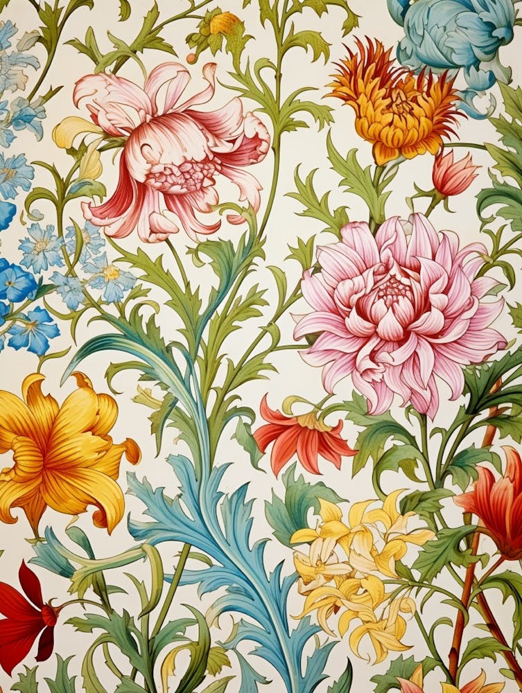 Blumentapete 345