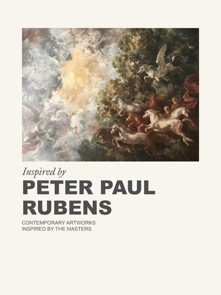 Museum Poster Inspired By Peter Paul Rubens 2