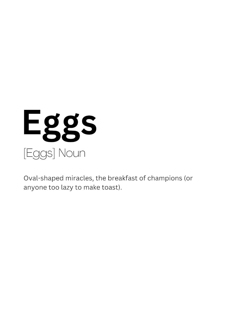 Eggs Definition Meaning
