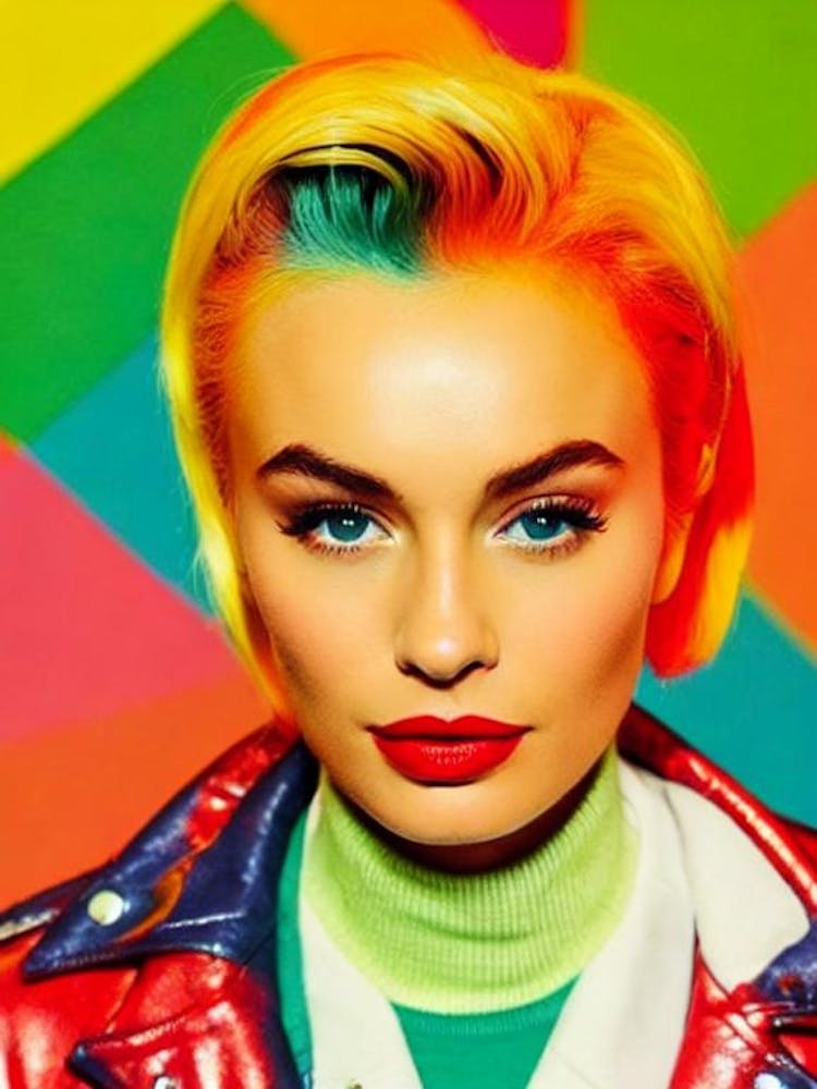 Phoebe Bridgers Colourful Pop Art