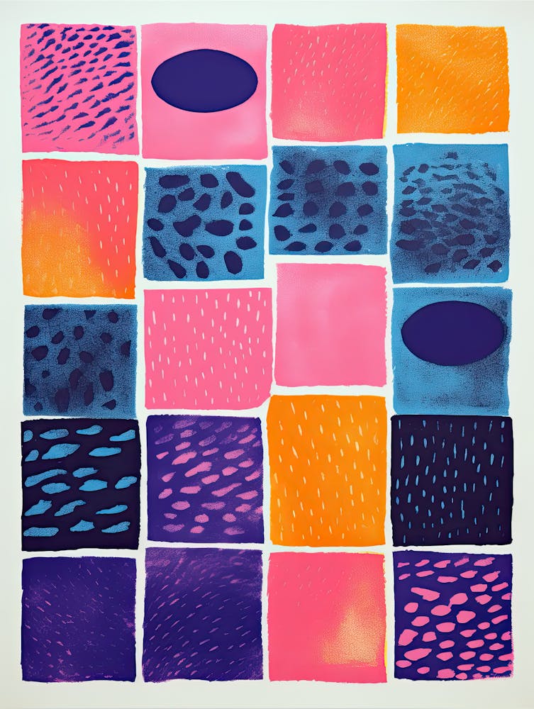 Shimmering Tides Vibrational Cosmic Art