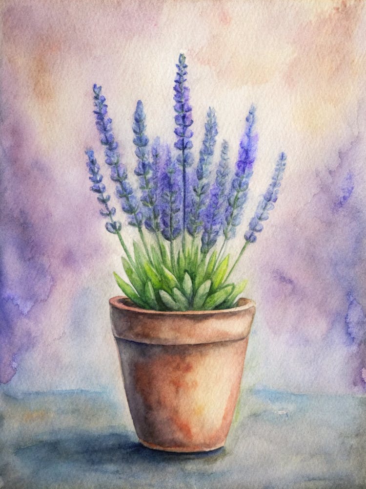 Lavender In A Pot