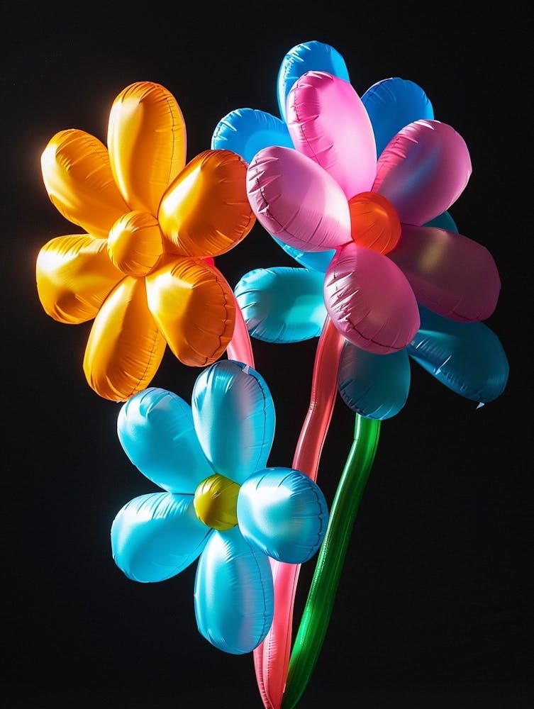 Bright Inflatable Flowers Flax Flower 2