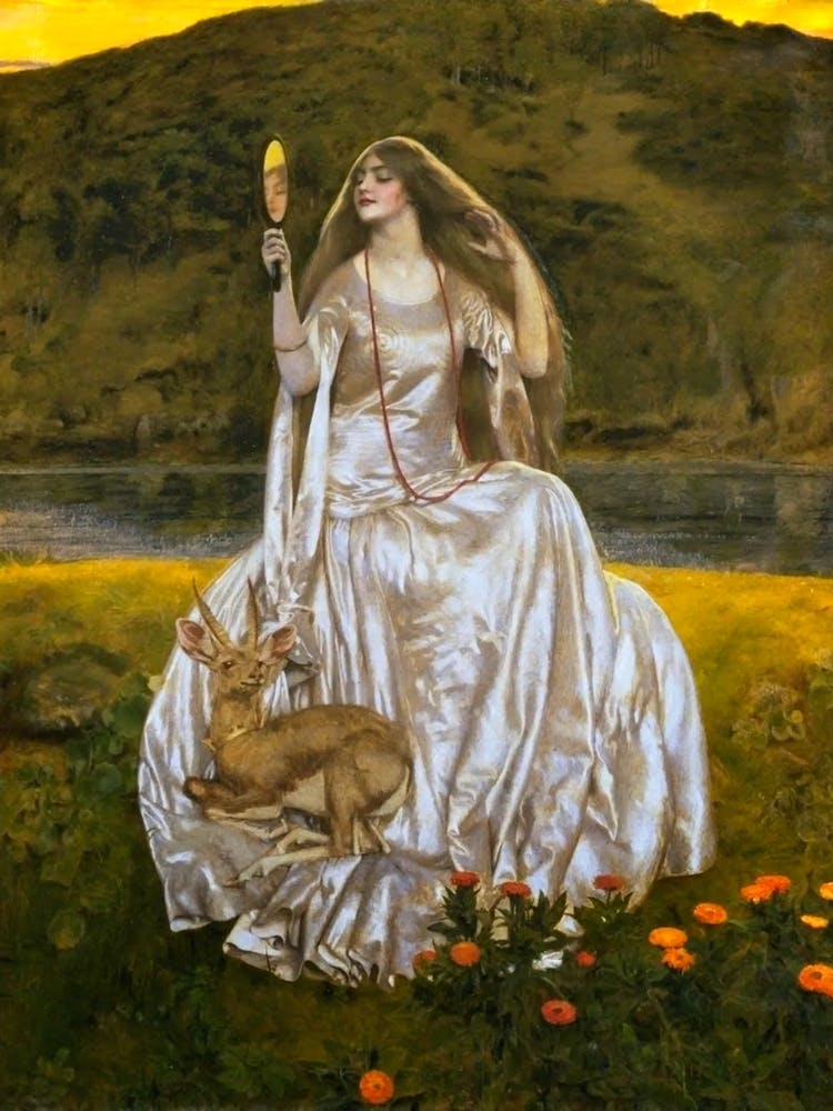 The Damsel of the Lake Called Nimue the Enchantress, 1924
Frank Cadogan Cowper | HD Remastered - The Lady of the Lake