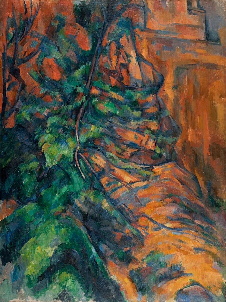 Rocks And Branches, Paul Cézanne