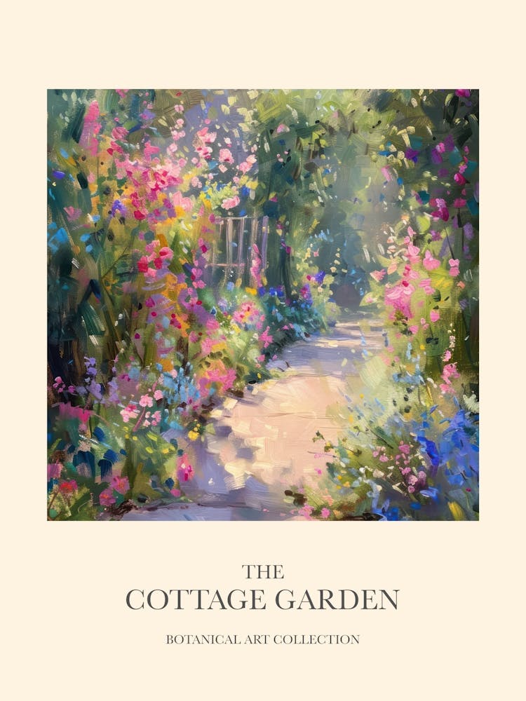 Cottage Garden Poster Enchanted Meadow 6