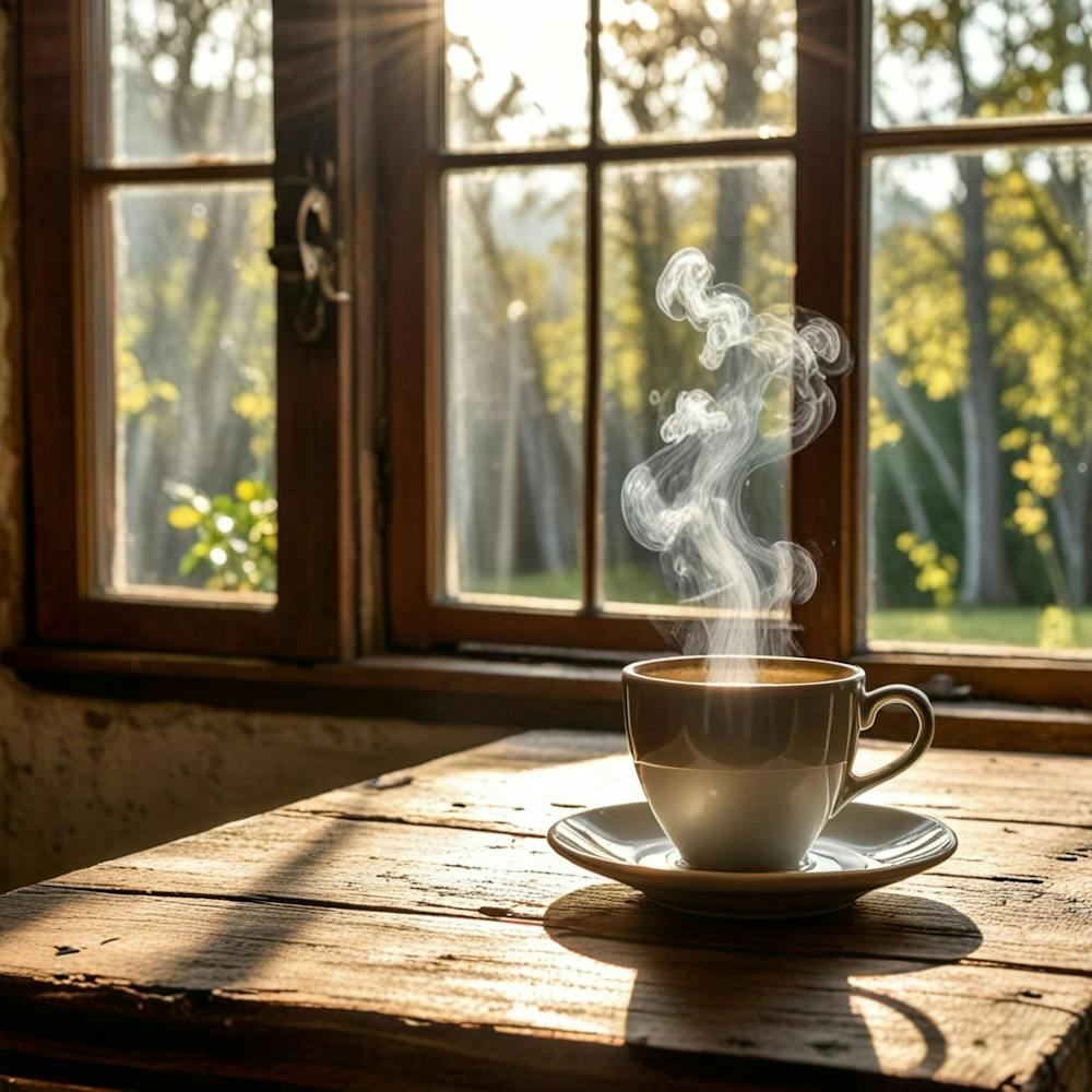 Steaming Cup Of Coffee 10