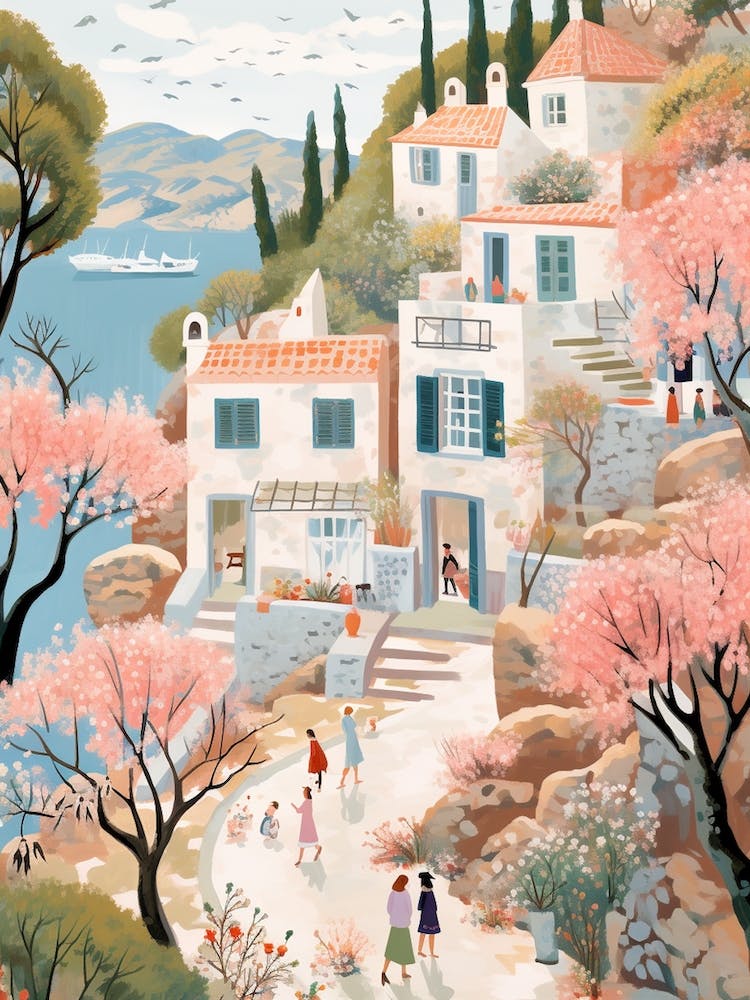 Crete Greece 2 Illustration