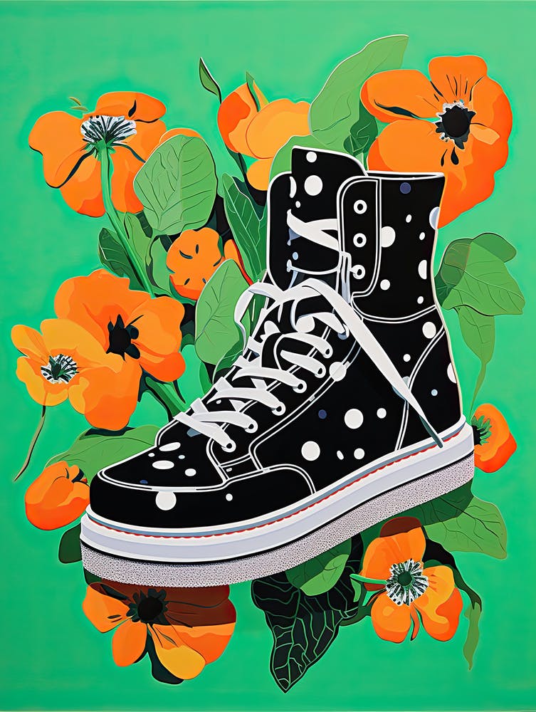 In Full Bloom: Floral Sneaker Elegance