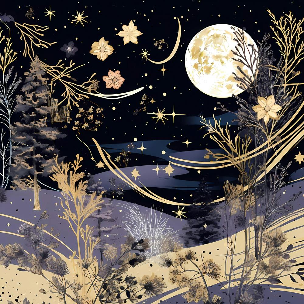 Nuit Dans La Forêt