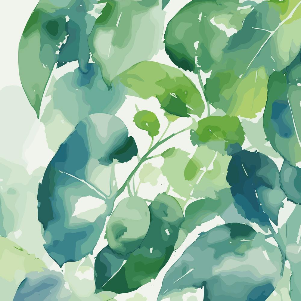Watercolor Leaves