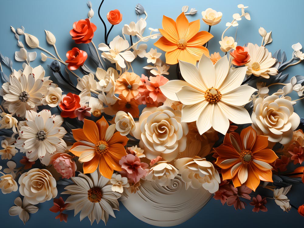 Floral Waltz Bouquets And Wildflowers