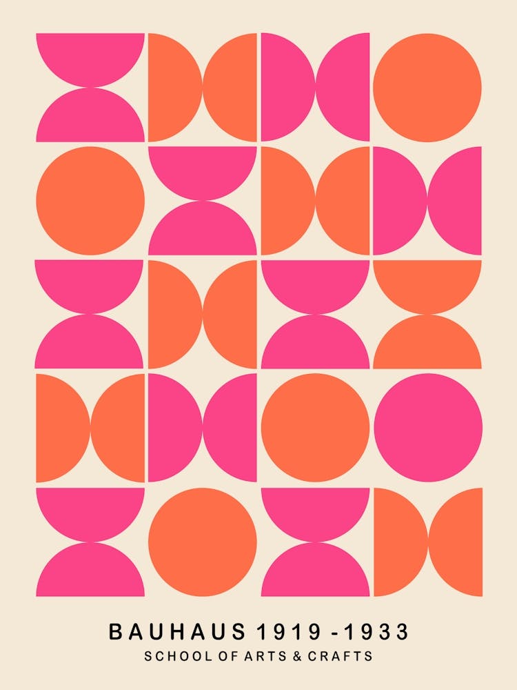 Bauhaus Semi Circles