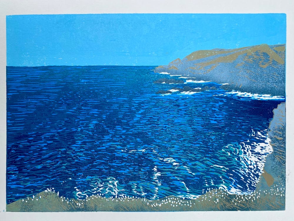 Blue Ocean View in Cornwall