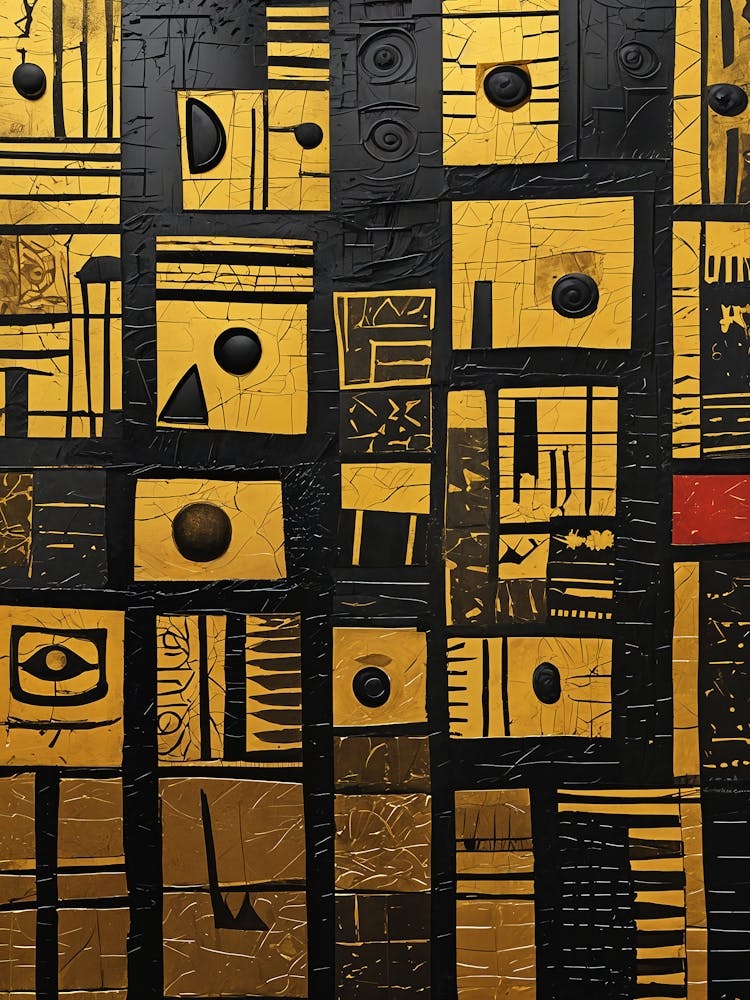 Gold And Black Tribal no2