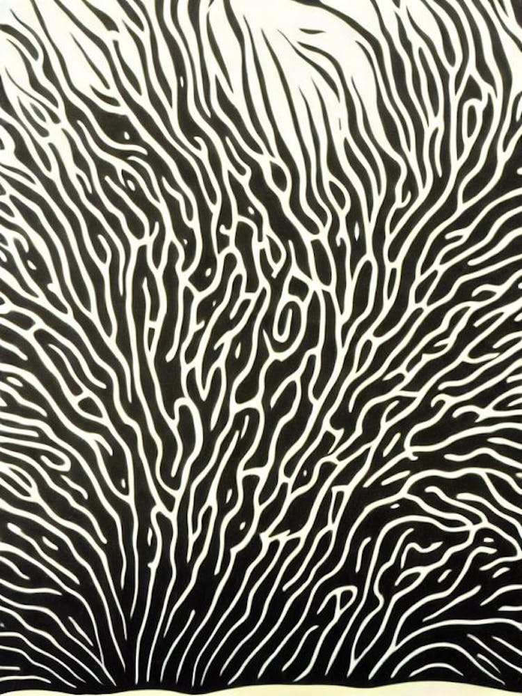 Corals II Linocut