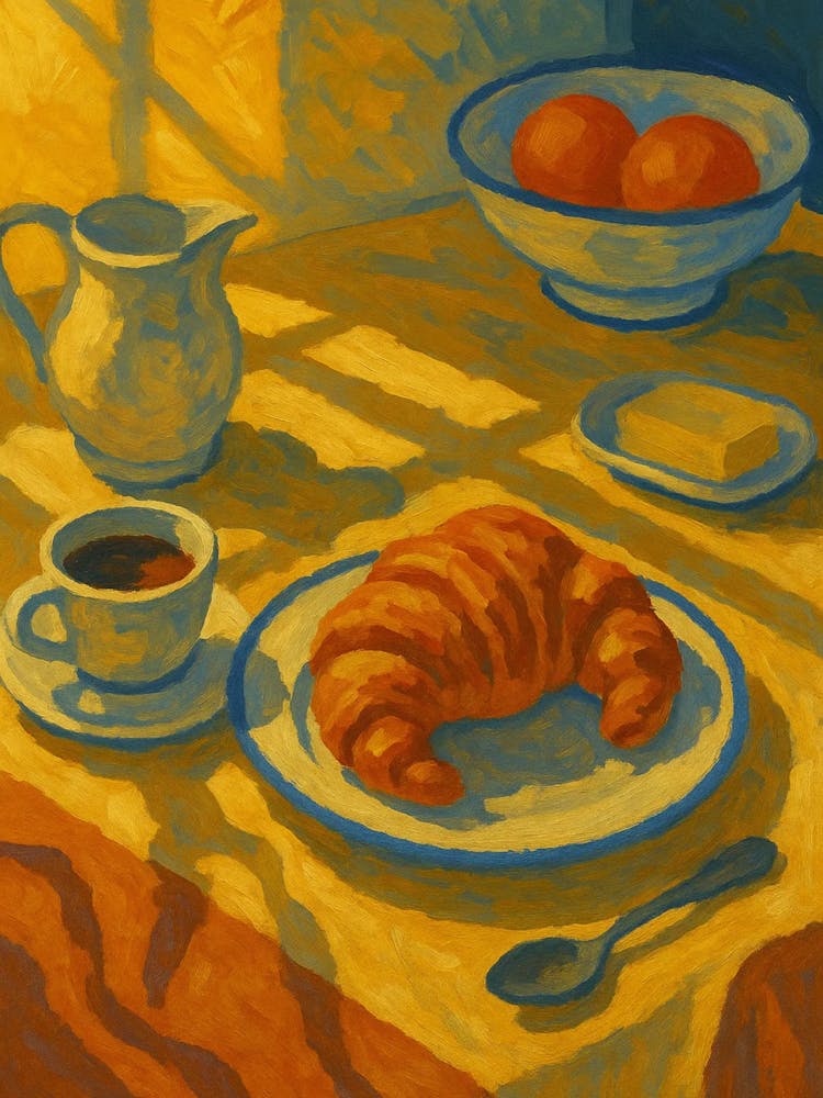 Breakfast Of Croissants