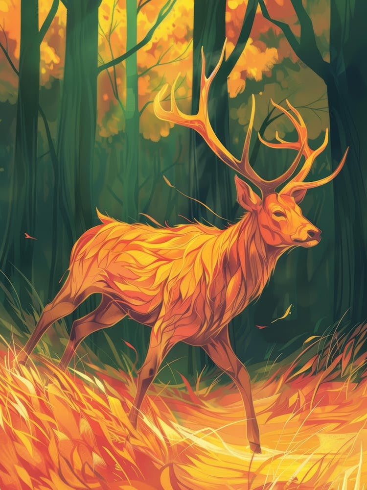 Deer In The Woods 16