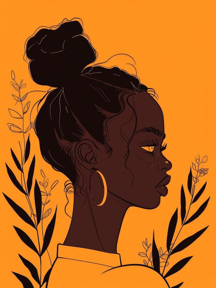 Portrait Of A Black Woman 12