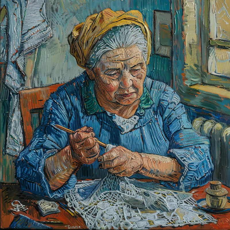 Van Gogh Style: The Lacemaker Series