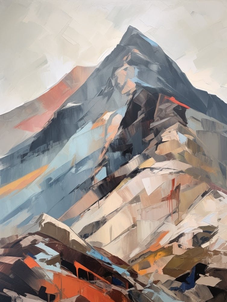 Scafell England 3 Mountain Painting