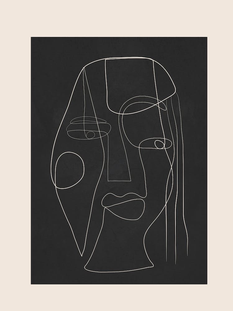 Minimalist Face Art 3