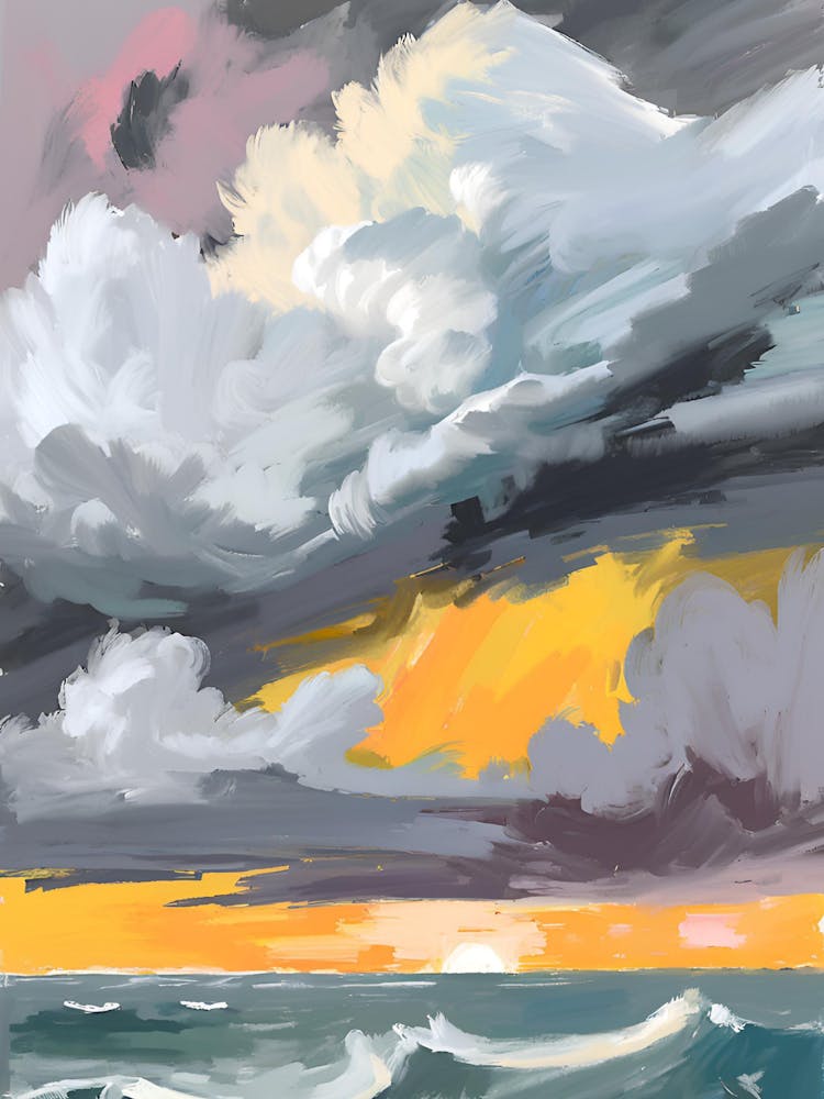 Sunset Over The Ocean 11