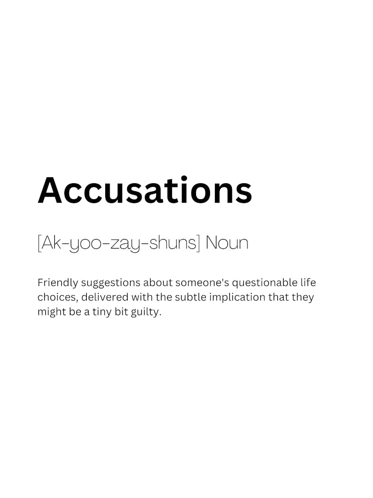 Accusations : Définition et Signification