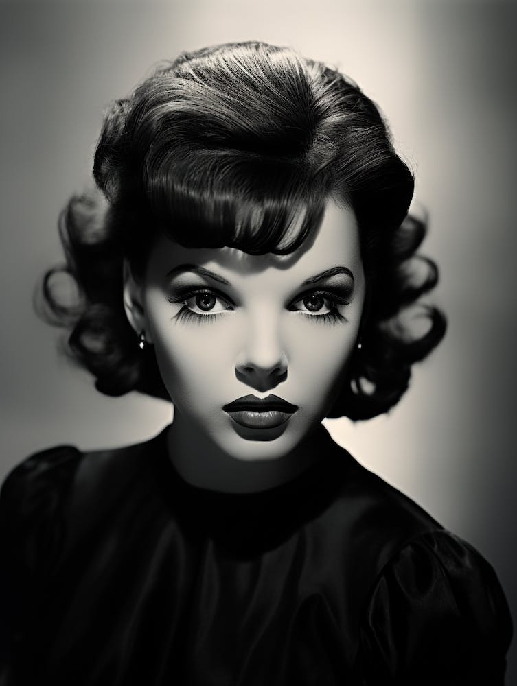 Black And White Photograph Of Judy Garland