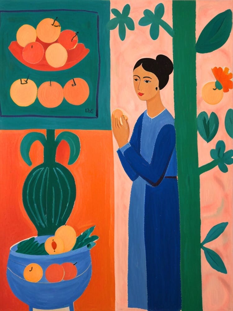 Woman With Fruit