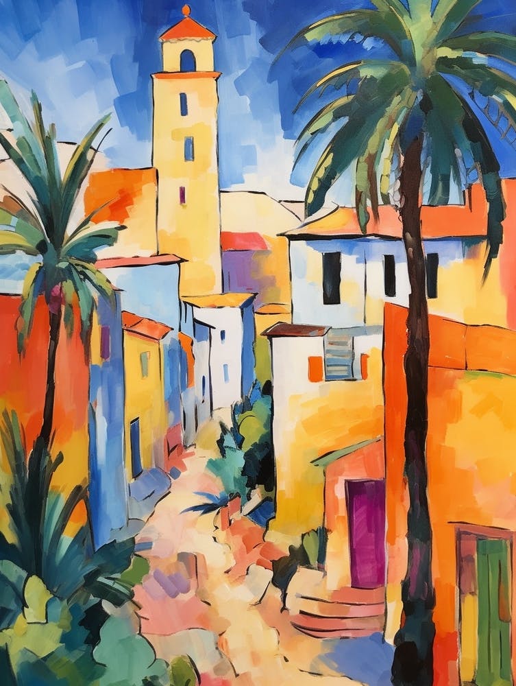 Casablanca Morocco 1 Fauvist Painting