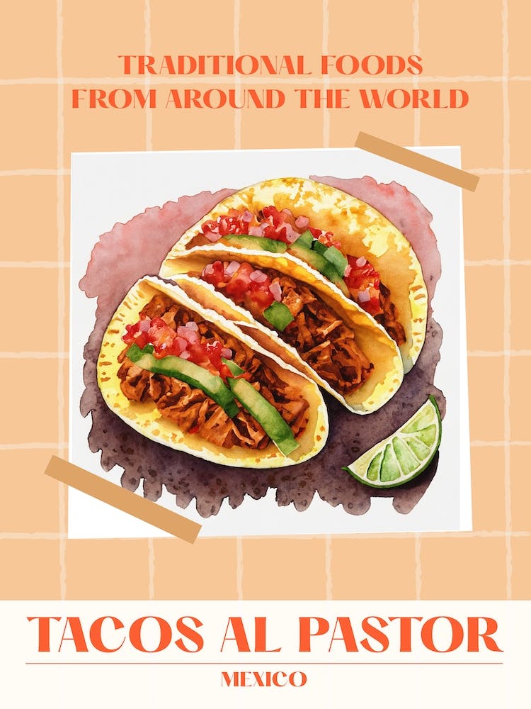 Tacos Al Pastor Mexiko 3 Speisen der Welt