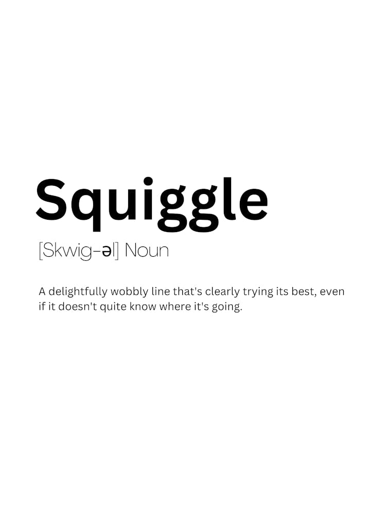 Squiggle Definition Meaning