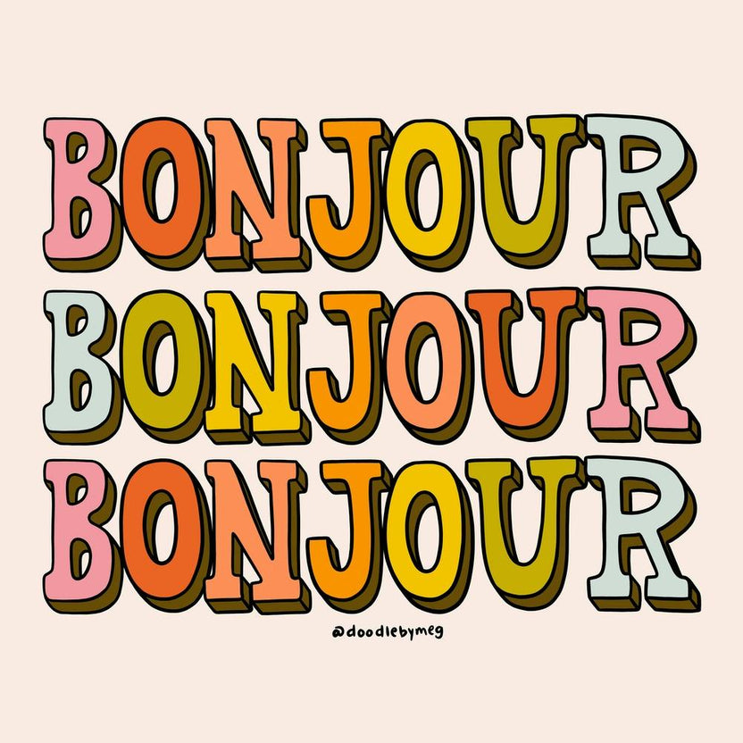 Bonjour Bonjour Bonjour