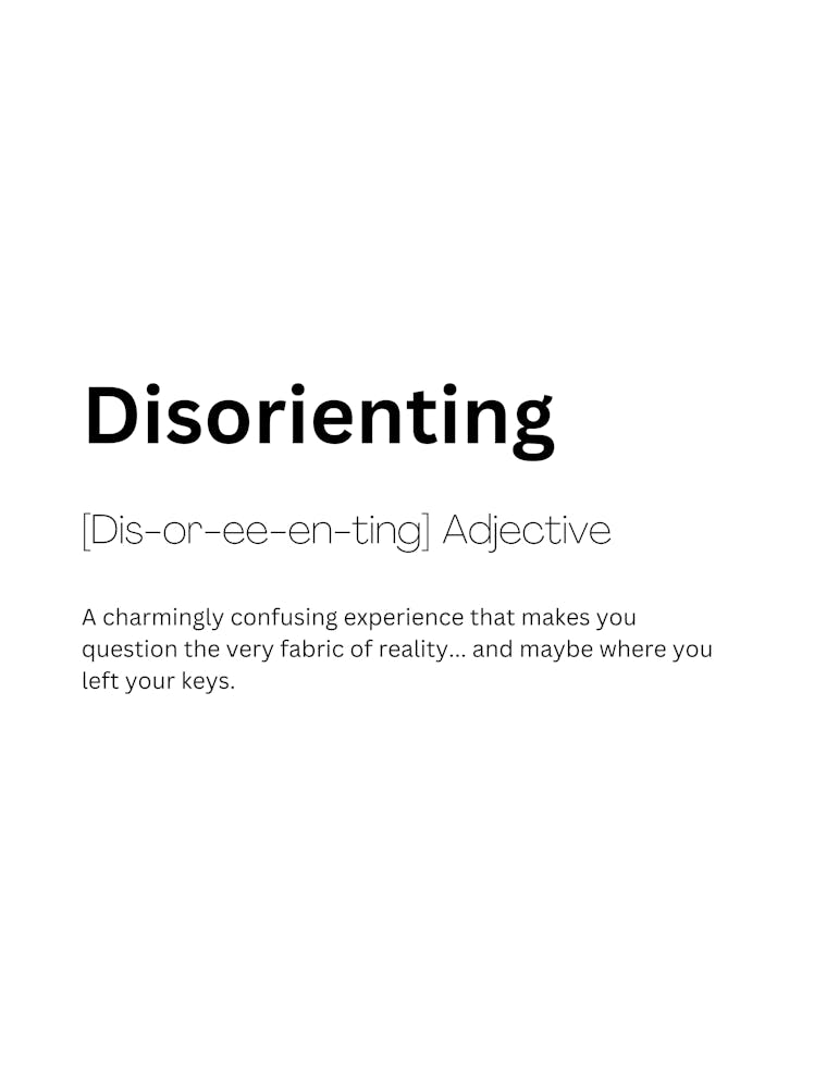 Disorienting Definition Meaning 1