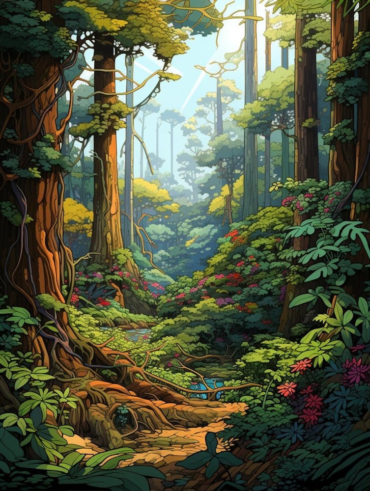 Knysna Forest Pixel Art 3