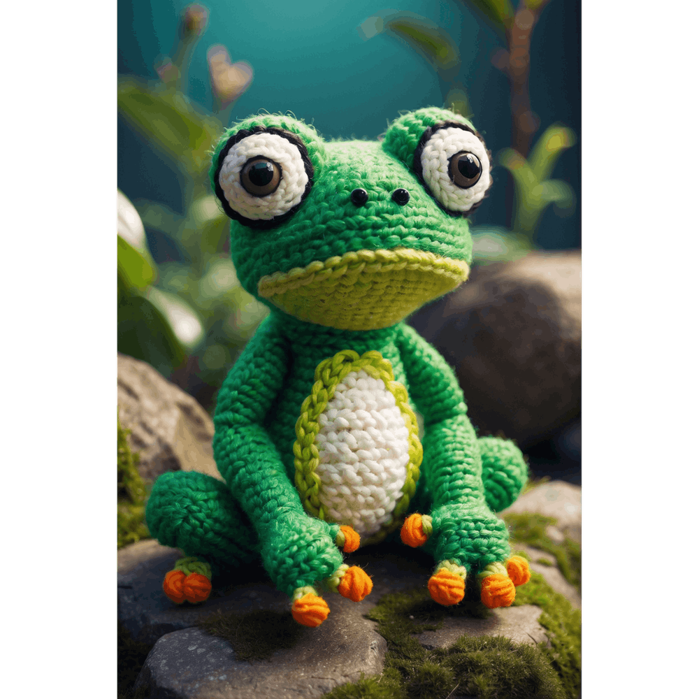 Grenouille vous Fixant