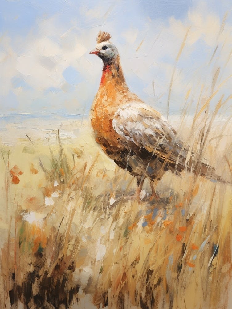 Faisan 4 - Peinture d'oiseau