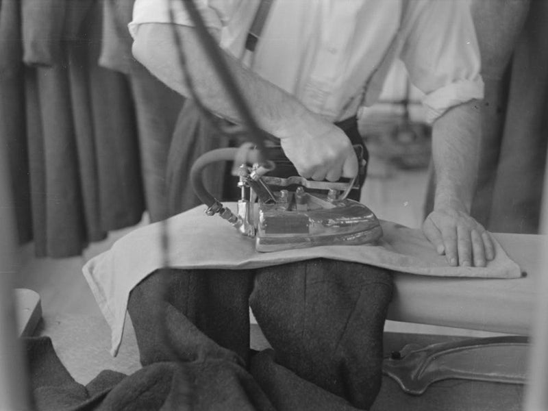 Closeup Of Presser S Hands, Jersey Homesteads Factory, Hightstown, New Jersey By Russell Lee