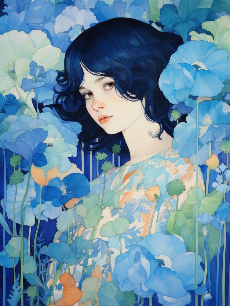 Blue Poppies 10