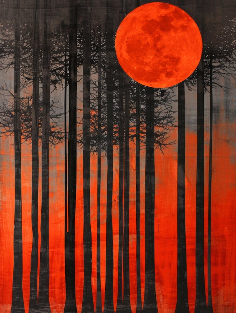 Full Moon In The Forest 14