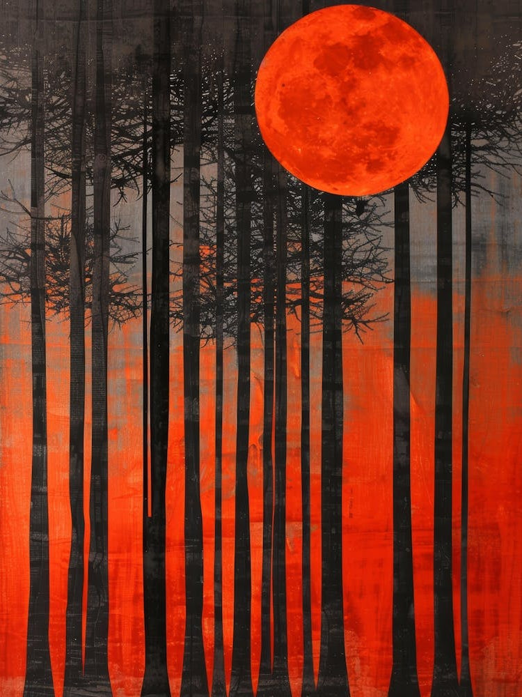 Full Moon In The Forest 14