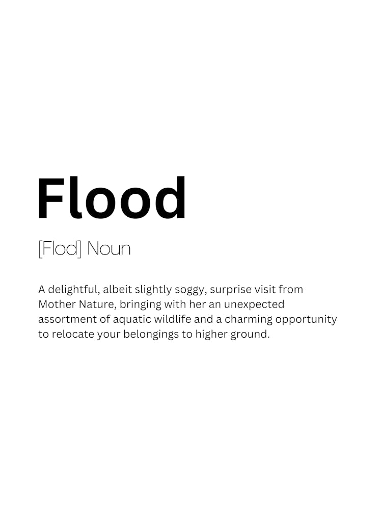 Flood Definition Meaning