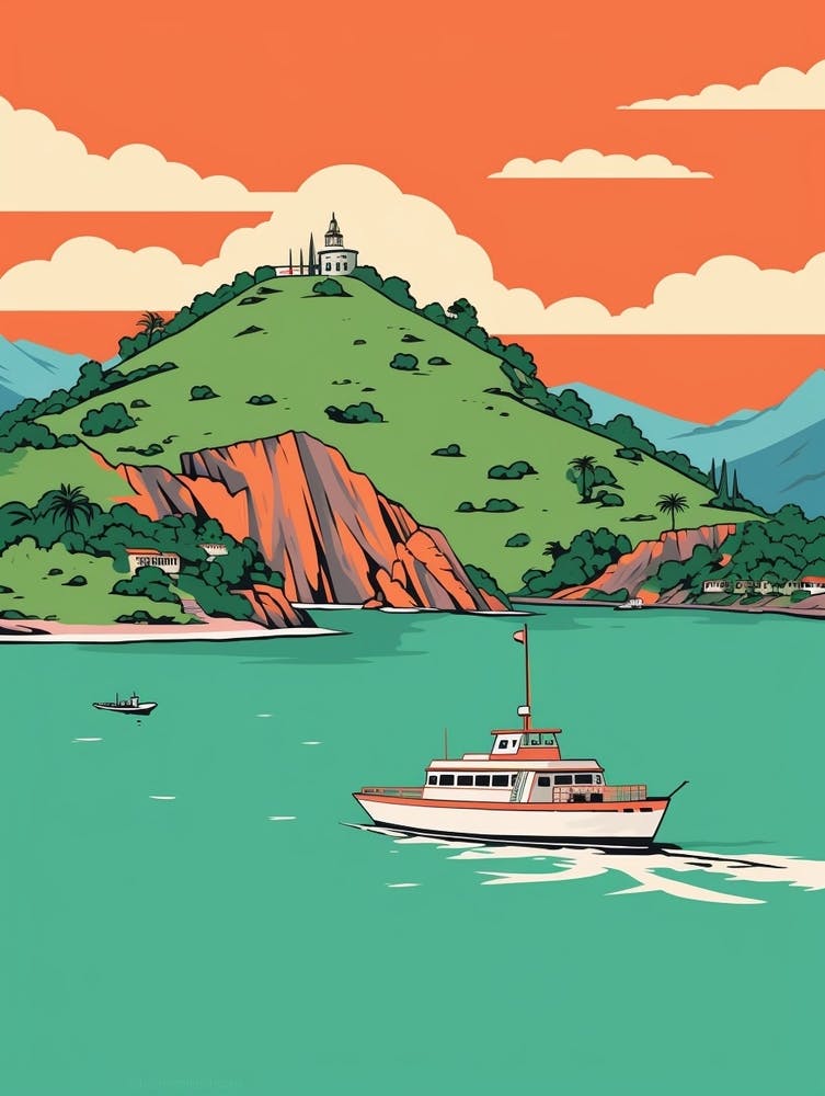 Virgin Islands 3 Travel Illustration