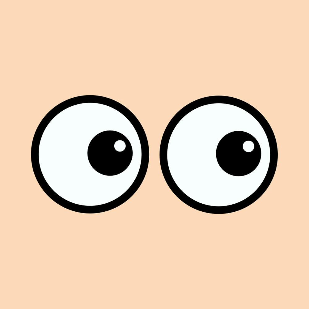 I See You Eyes Peach