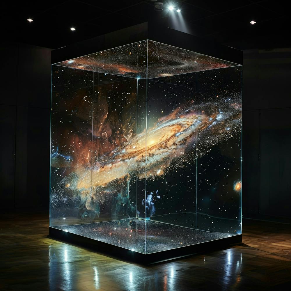 Galaxy In A Cube