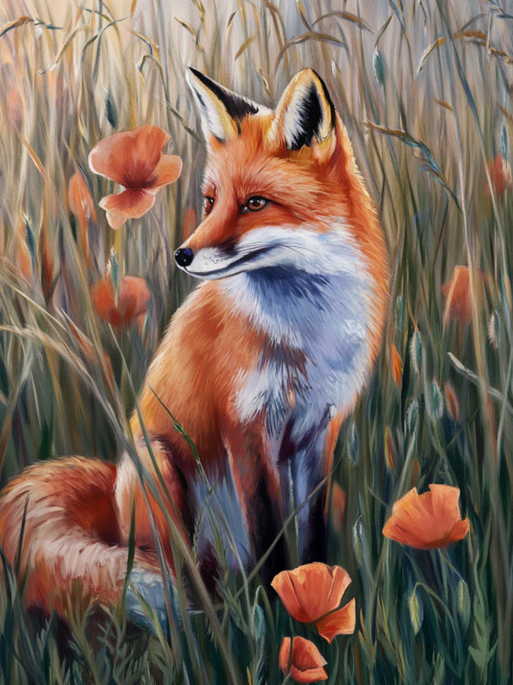 Renard dans le Champ